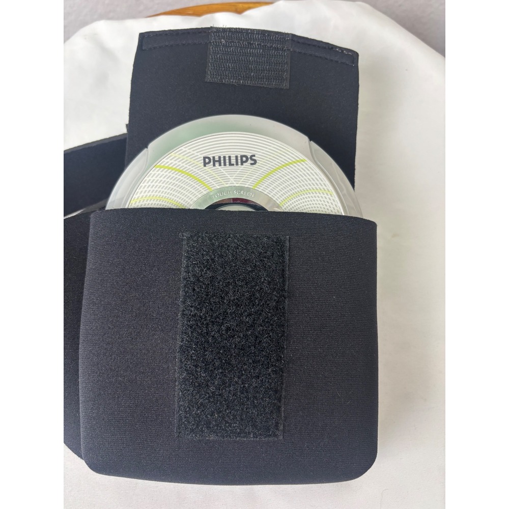 Philips EXP2581 Portable CD MP3 Player Silver Touch Screen ESP With Tune Belt